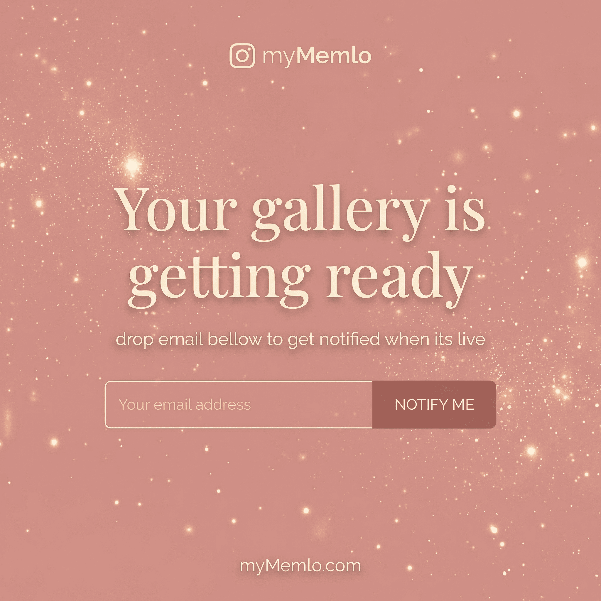 Gallery is getting ready screen